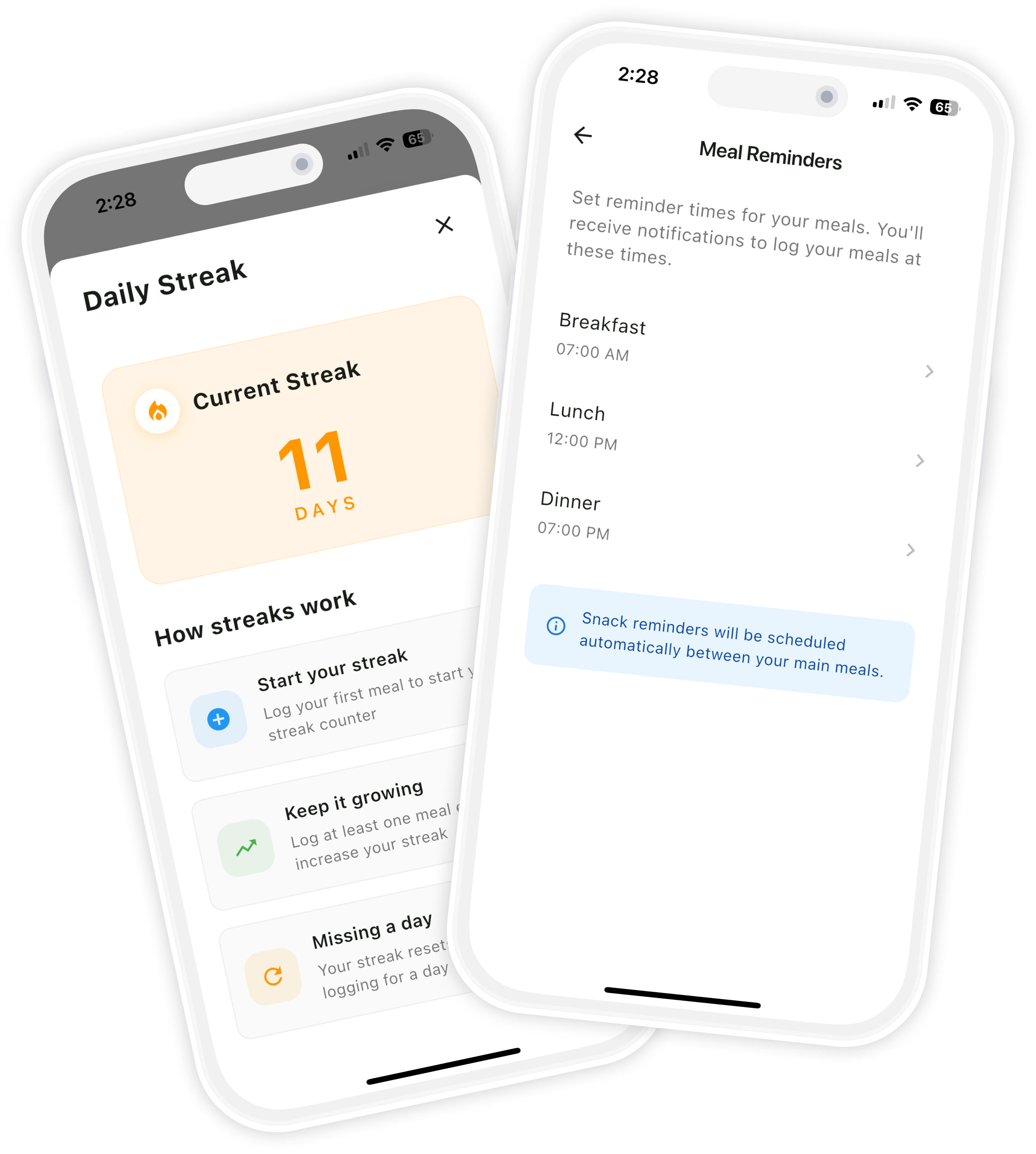 Meal Insights Screenshot
